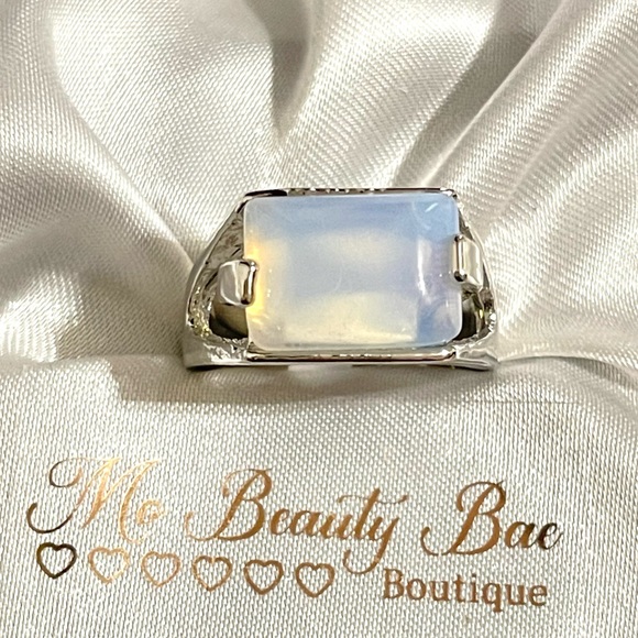 Silver Opalite Ring - Picture 1 of 5